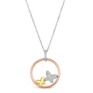 Le Vian Pendant featuring Vanilla Diamonds  set in 14K Tri Color Gold